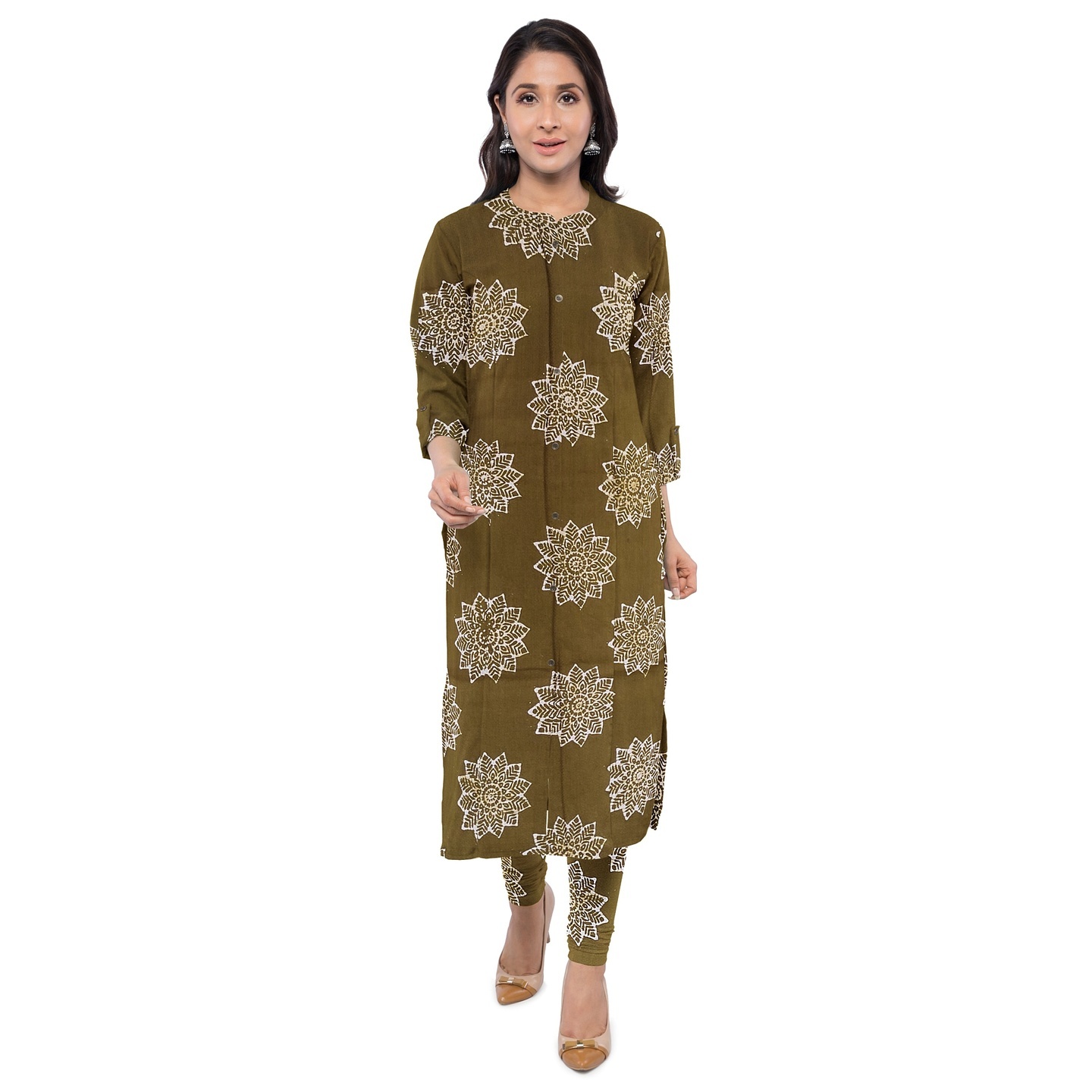 batik salwar suit material
