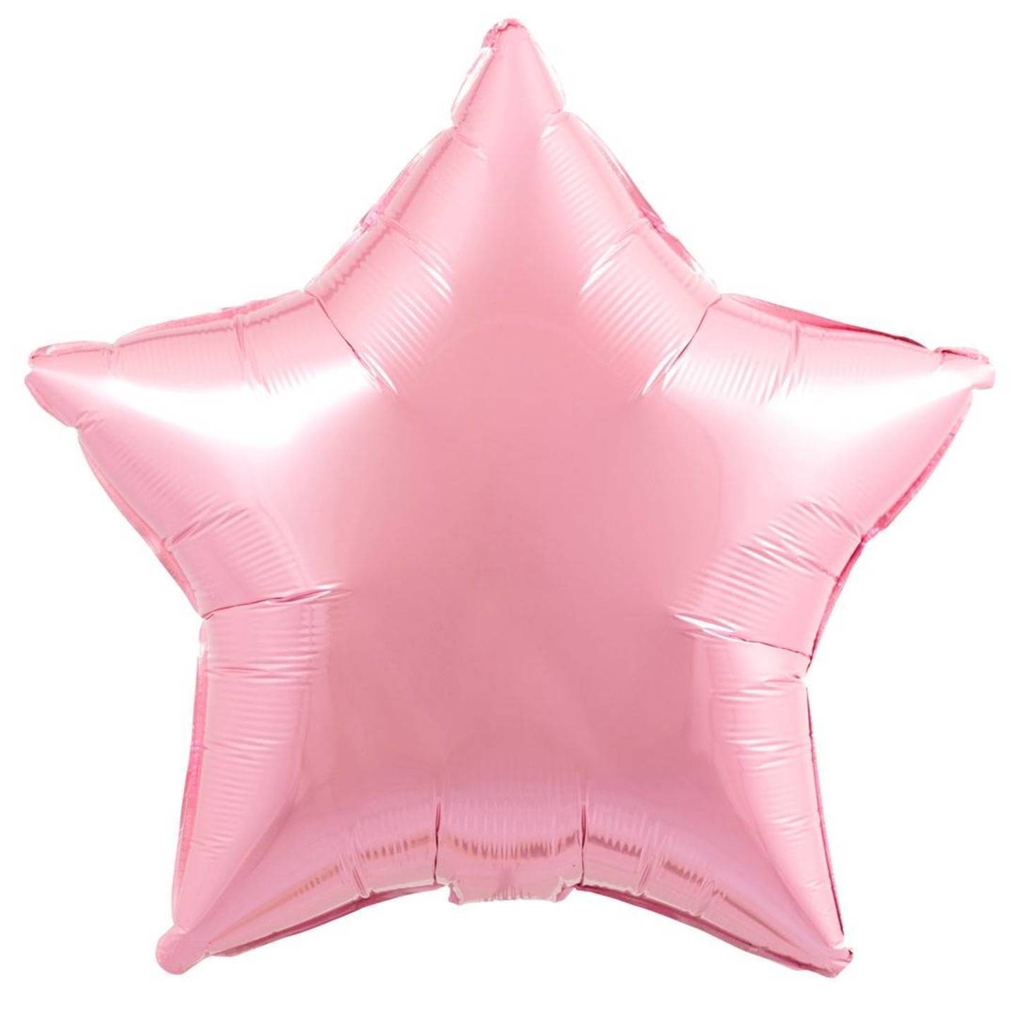 Metallic Pink Star 18 Inc. Helium