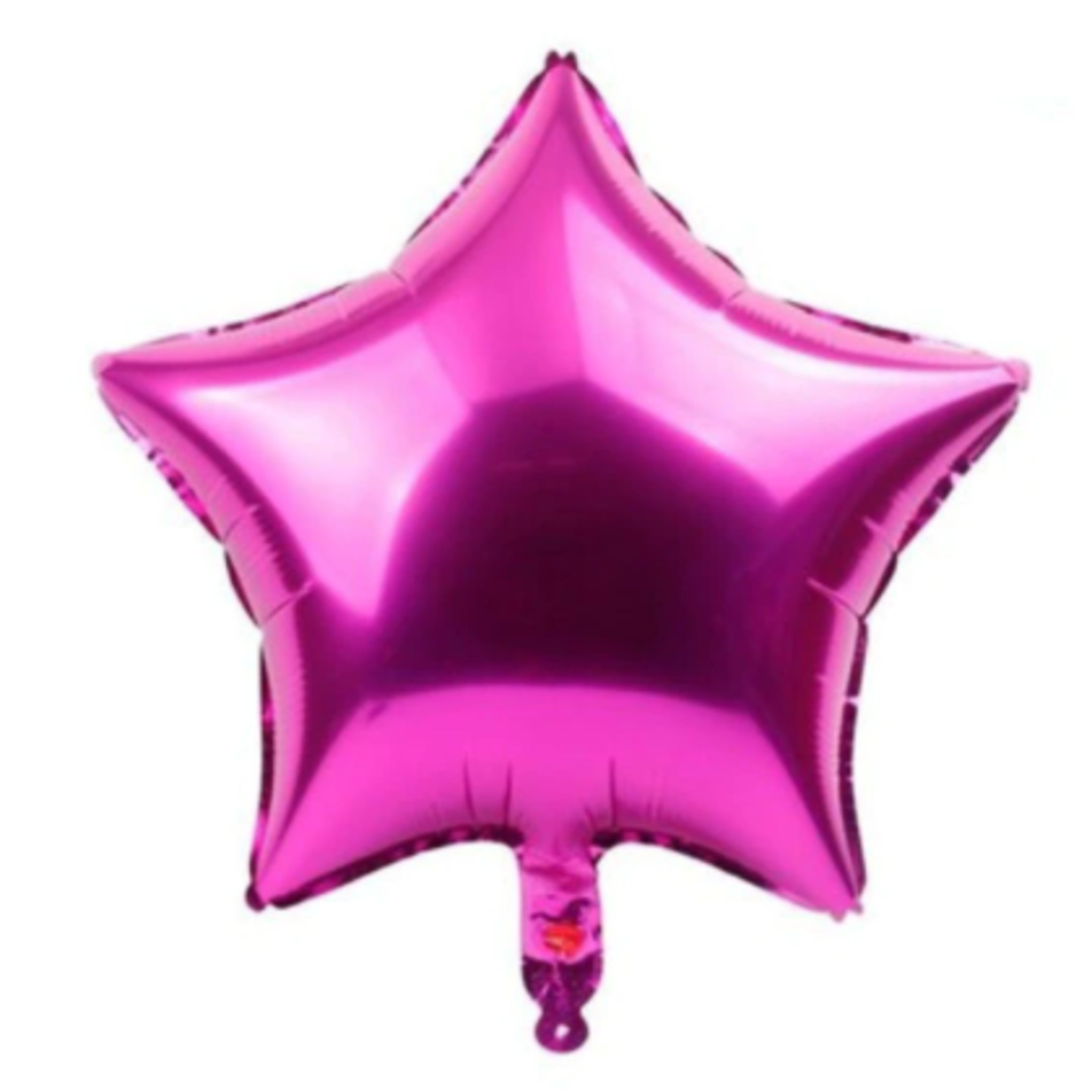 Metallic Hot Pink Star 18 Inc. Helium