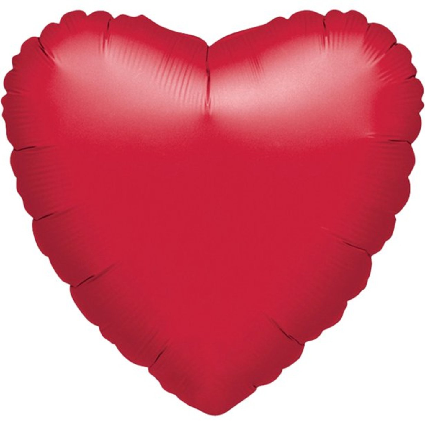 Satin Red Heart 18 Inc. Helium
