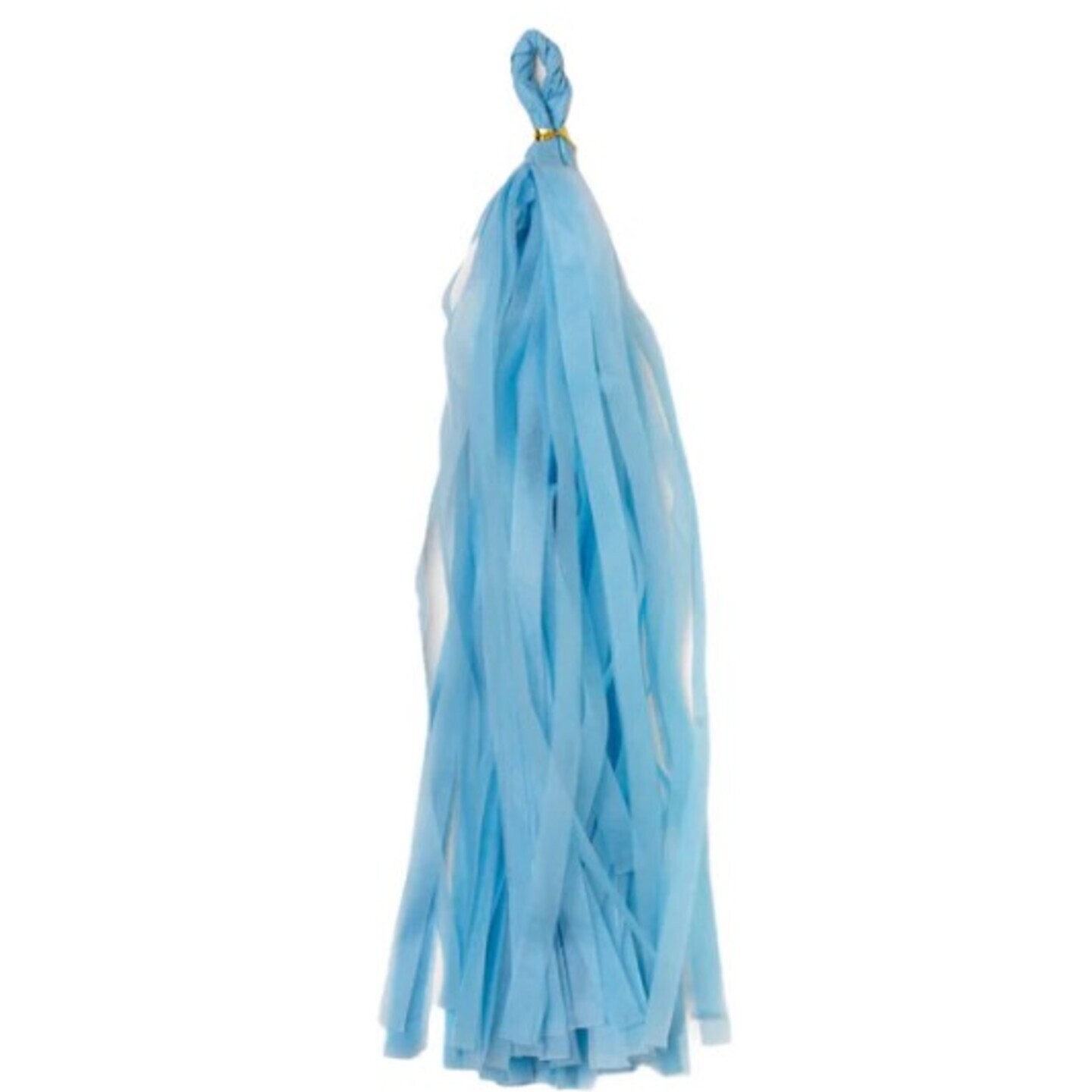 Tissue Paper Balloon Tassel - Baby Blue