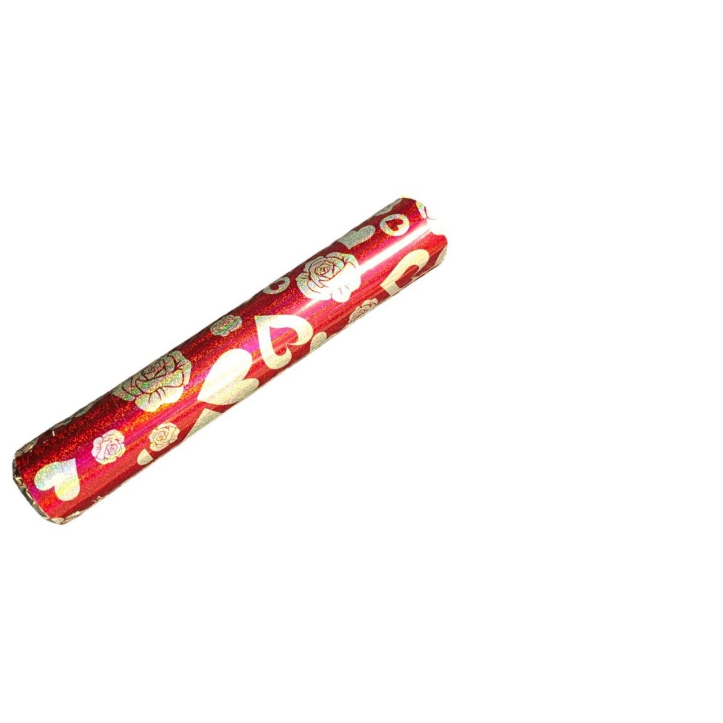 Party Poppers With Safety Lock (30cm) -Red Silver 