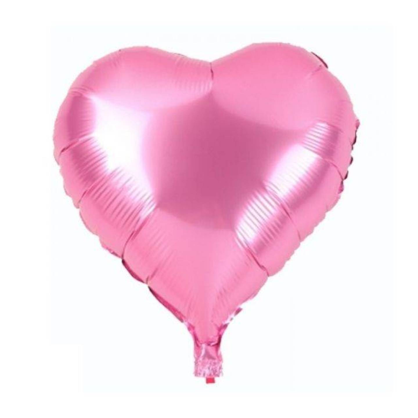 Metallic Pink Heart 18 Inc. Helium