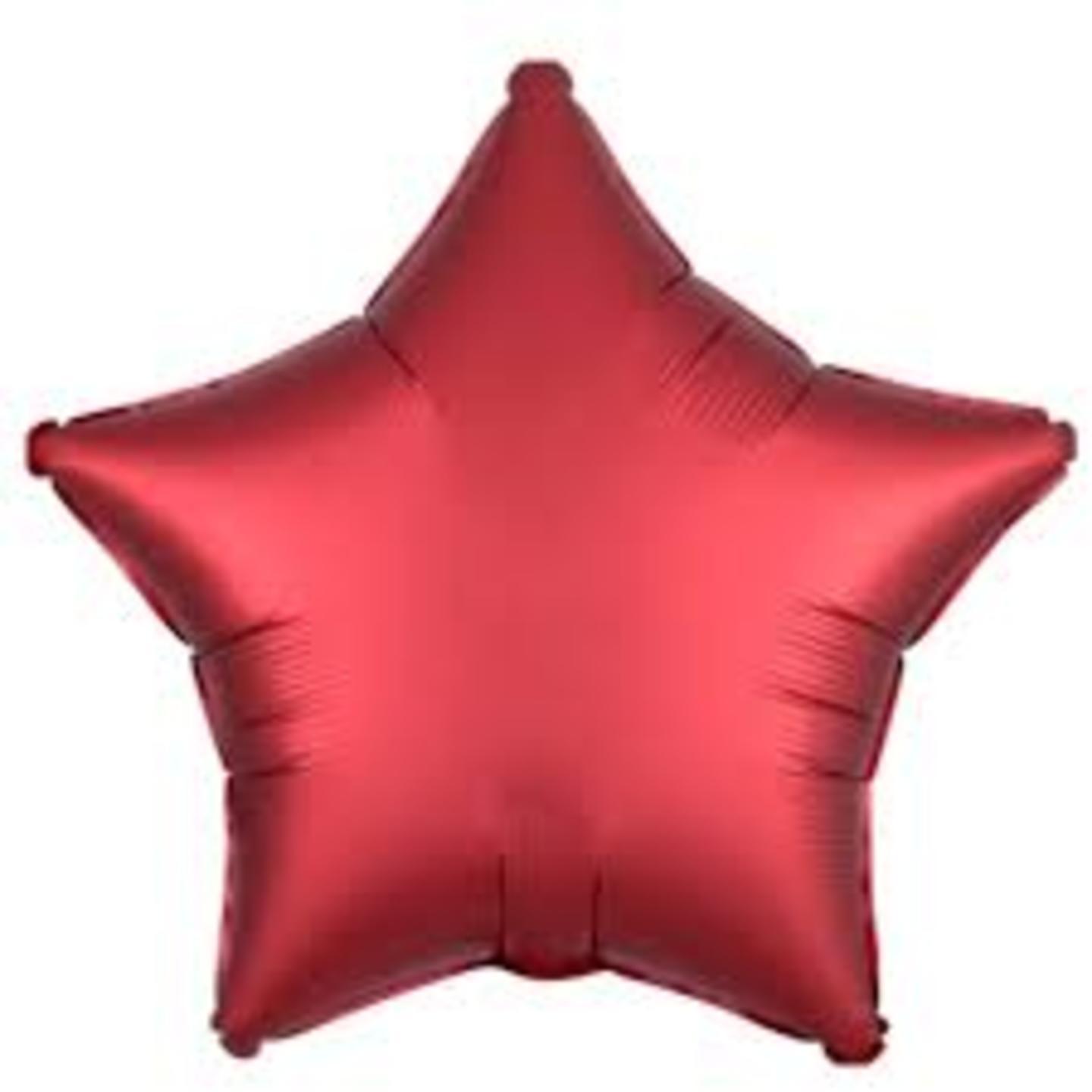 Satin Red Star 18 Inc. Helium