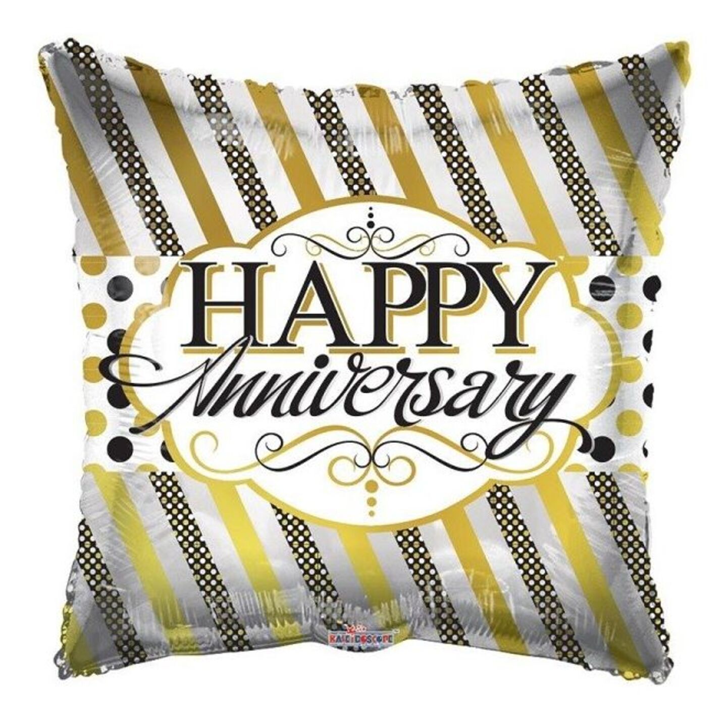 Anniversary Square Foil Balloon (Incl. Helium)