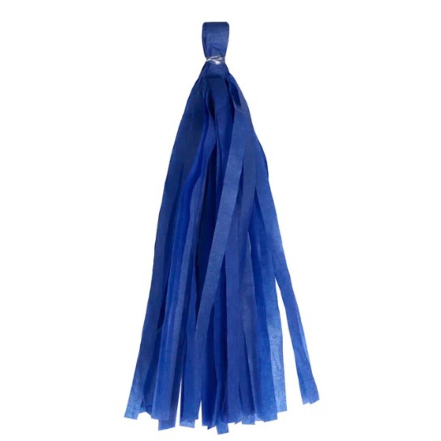 Tissue Paper Balloon Tassel - Royal Blue
