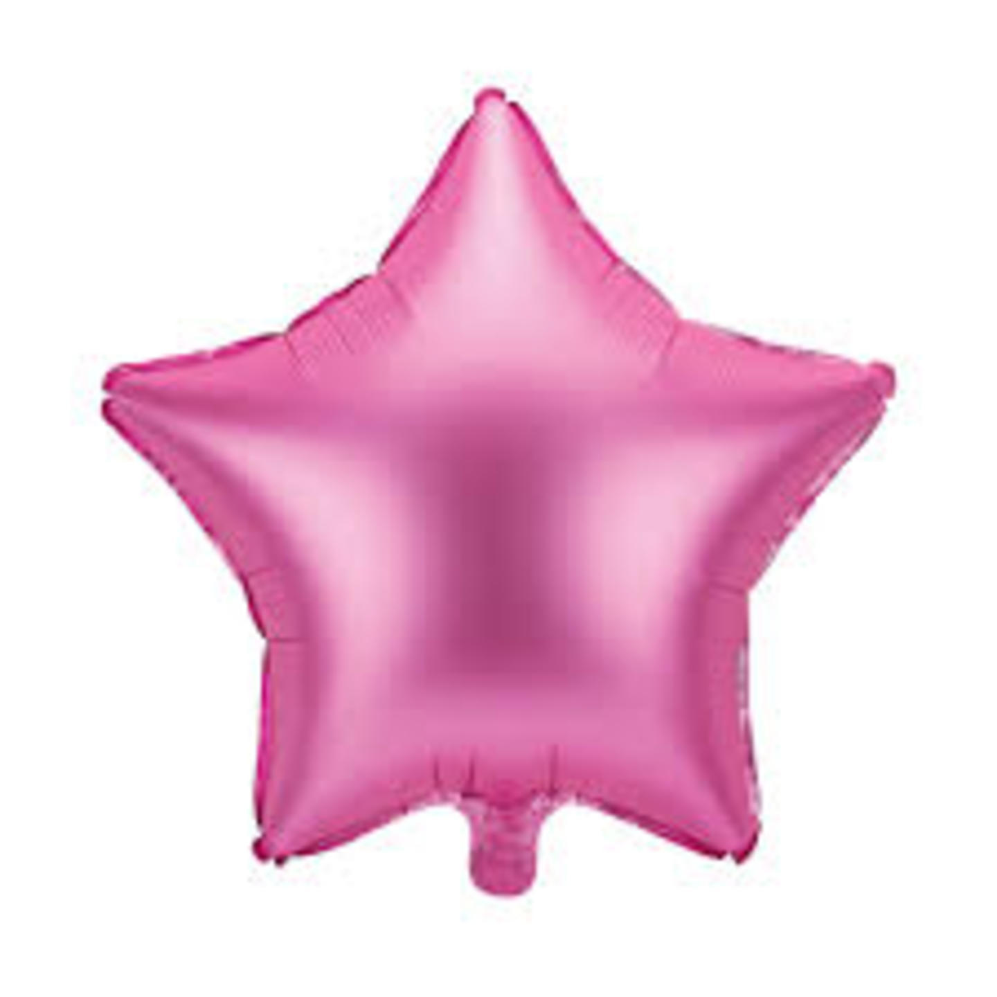 Satin Pink Star 18 Inc. Helium