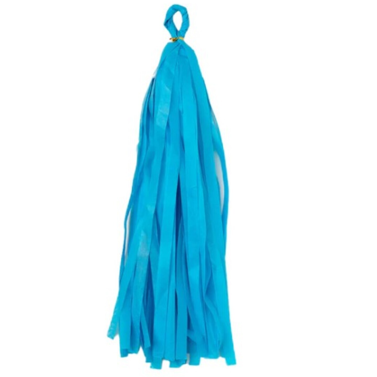Tissue Paper Balloon Tassel - Ocean Blue