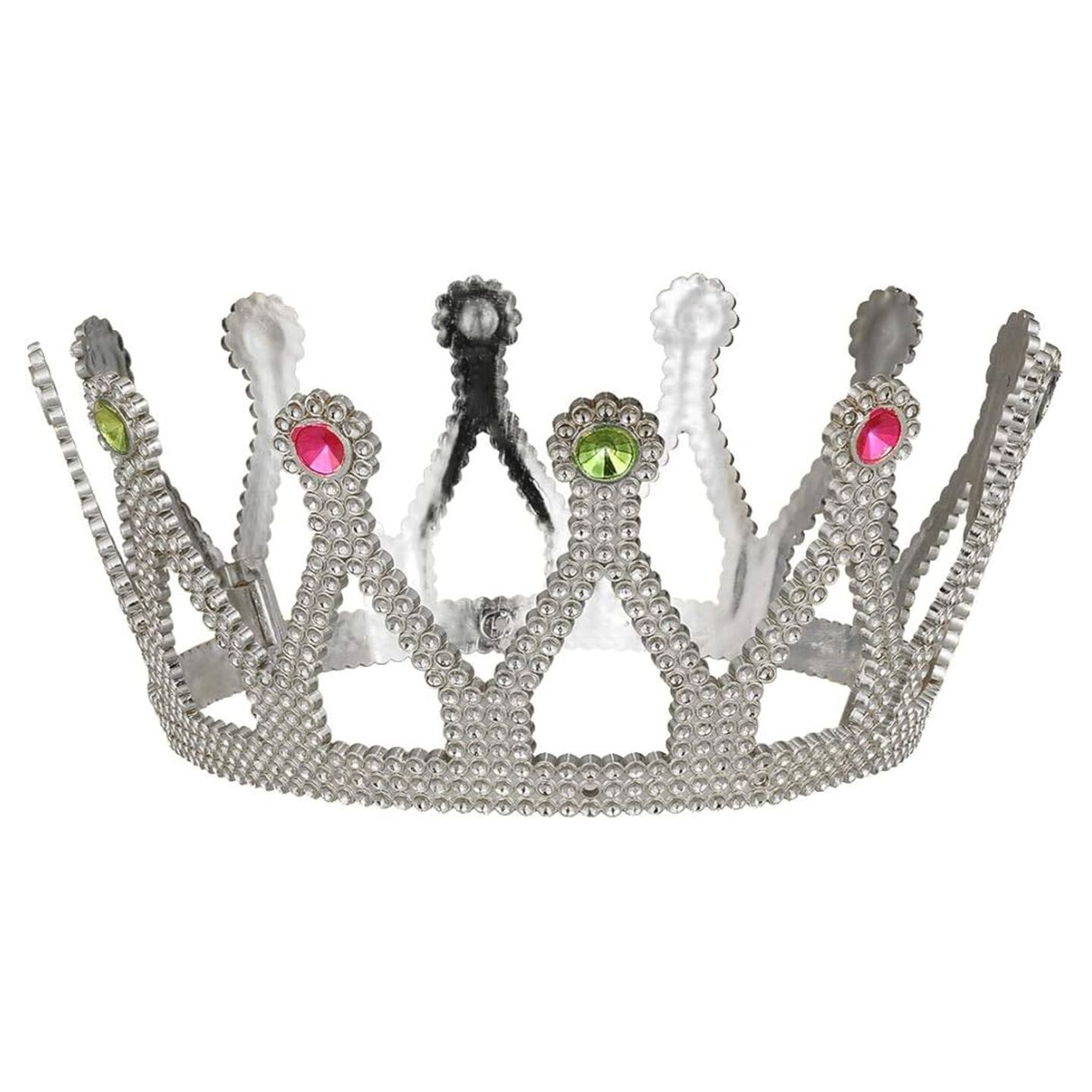 Queen Tiara Party Accessory for Cosplay Costume Party (Silver)