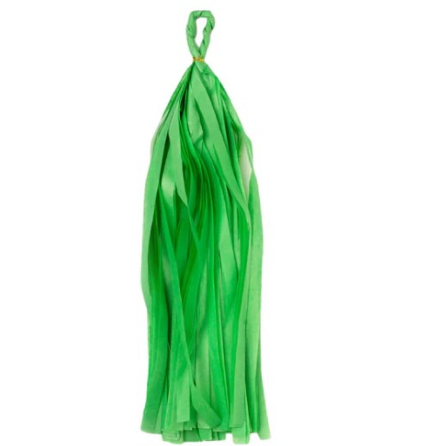 Tissue Paper Balloon Tassel - Lime Green