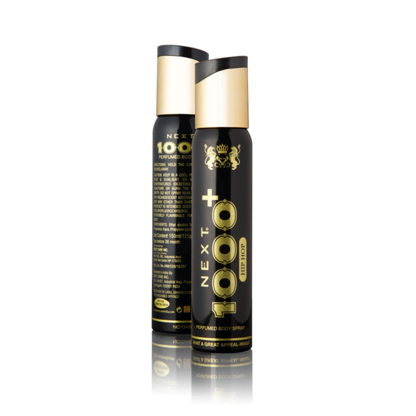 Next 1000+ Hiphop No Gas Deo for Men 150 ml