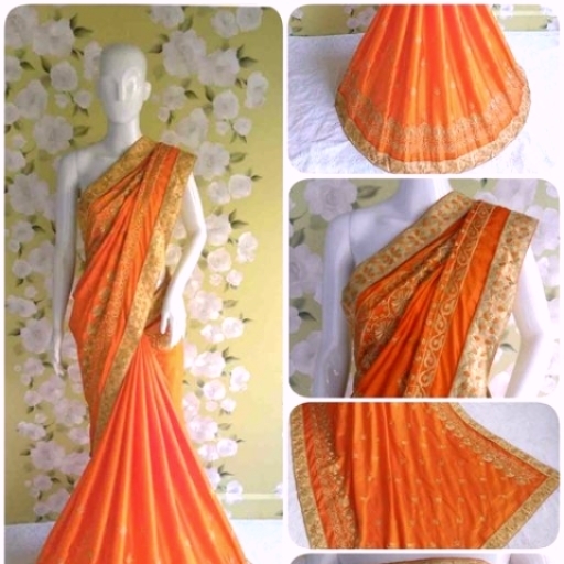 Women's Paper Silk Saree