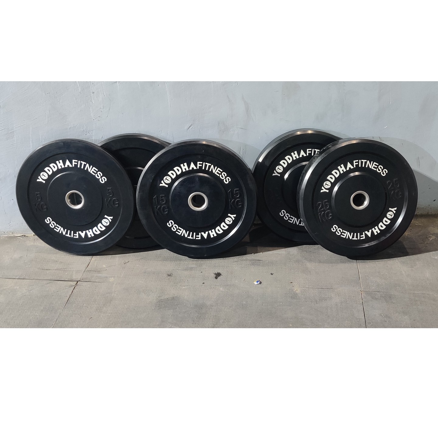 BUMPER PLATE - BLACK - CROSSFIT TRAINING