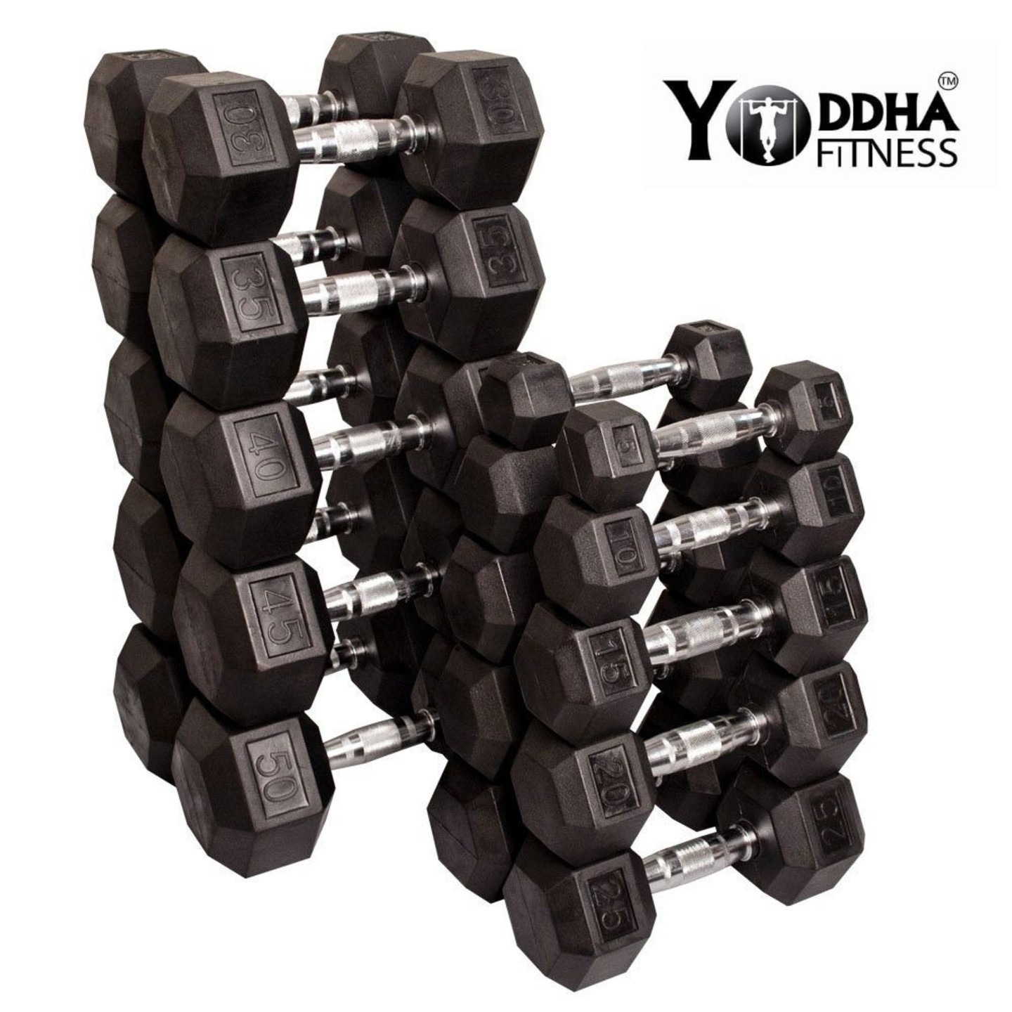 Hexagond Dumbbell Set - Home Use