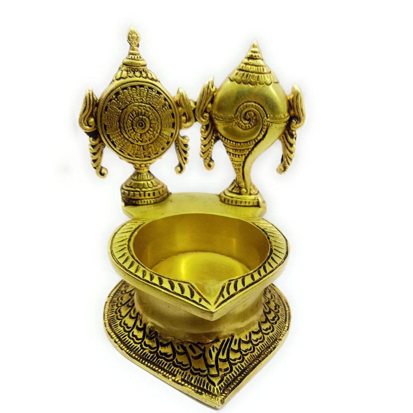 KE - 172 BRASS SANKU SAKARA DIYA 