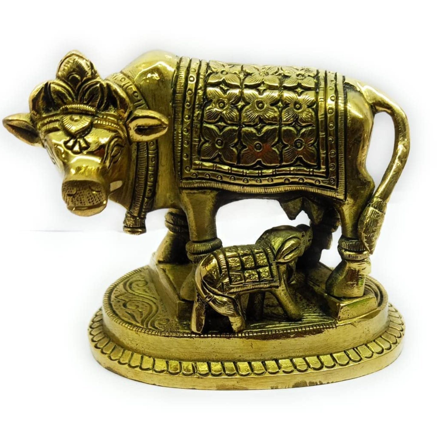 KE - 164 BRASS COW AND CALF