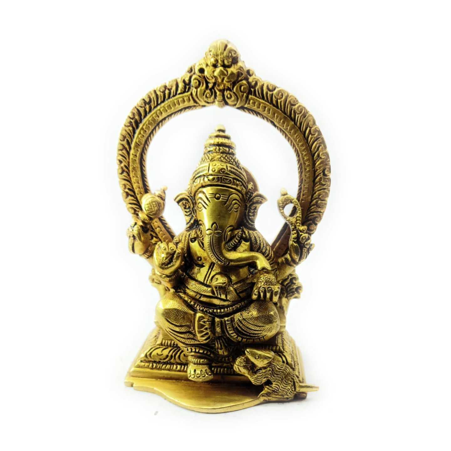 Lord Ganesha Brass Idol Statue