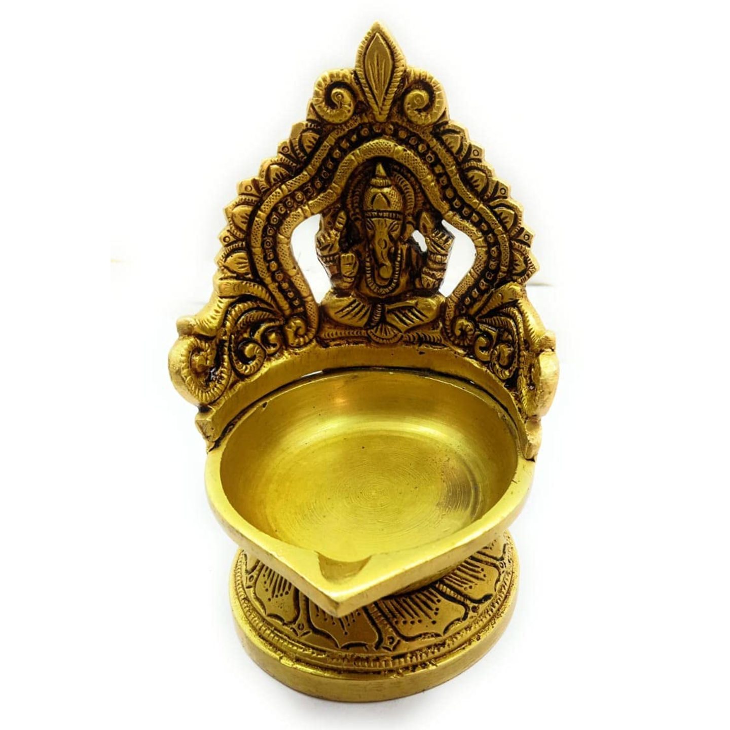 KE-117-Antique Ganesha Deepam