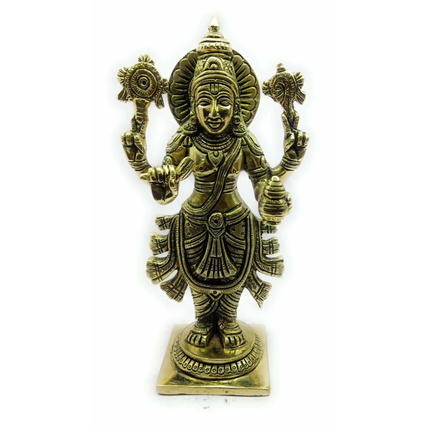 KE - 136 BRASS DHANVANTARI STATUE