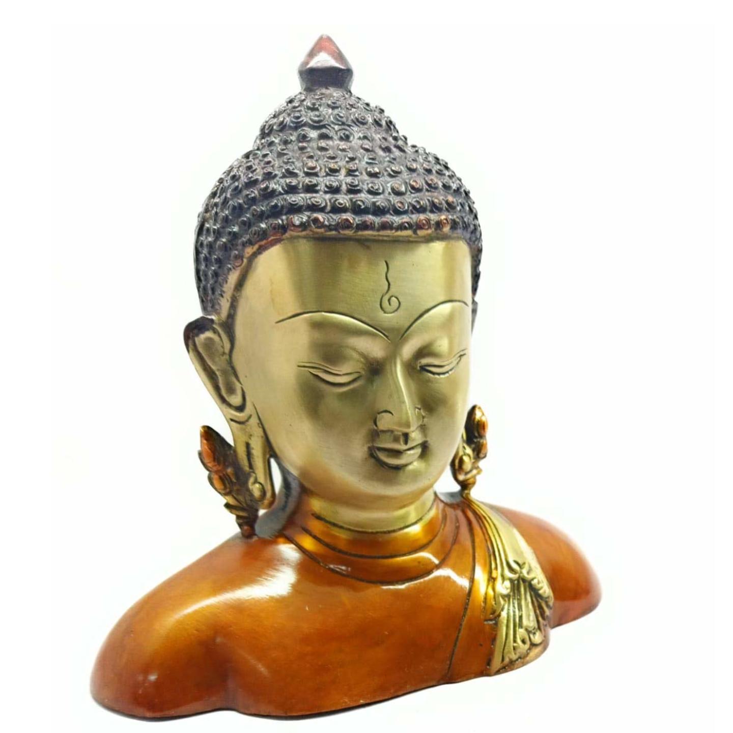 Brass Coloured Buddha