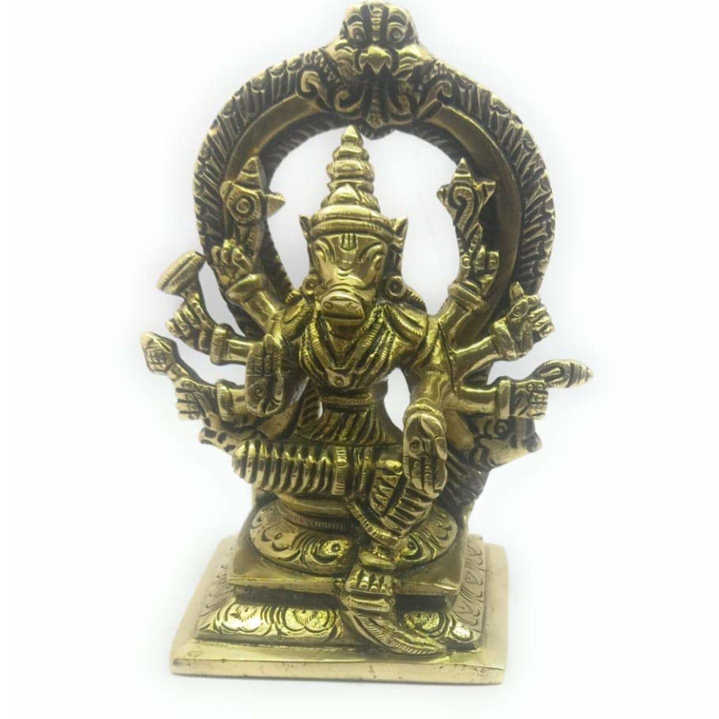 KE-121  Brass VARAHI Devi Statue
