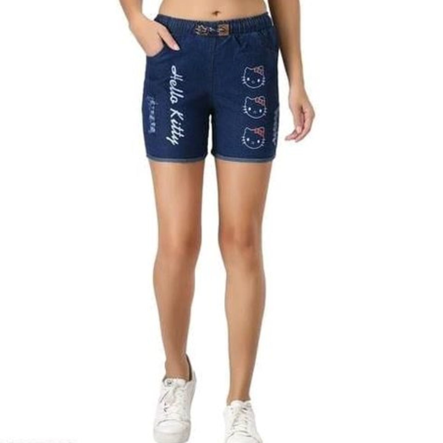 Denim women shorts