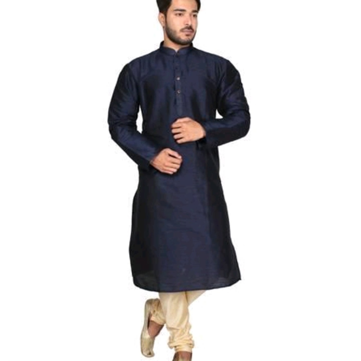 Ethnic Cotton Silk Men's Kurta Set