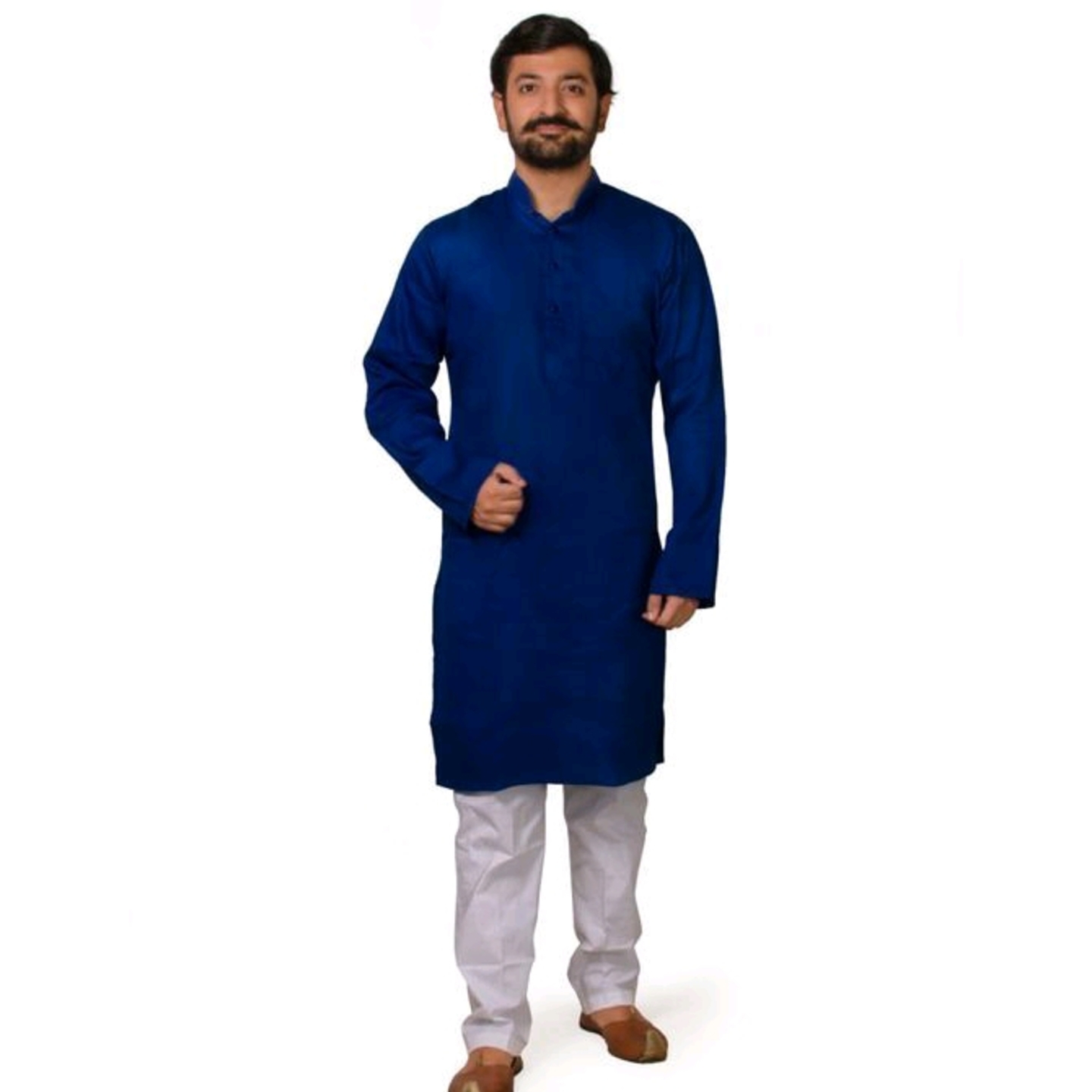 Ethnic Cotton Silk Mens Kurta Set