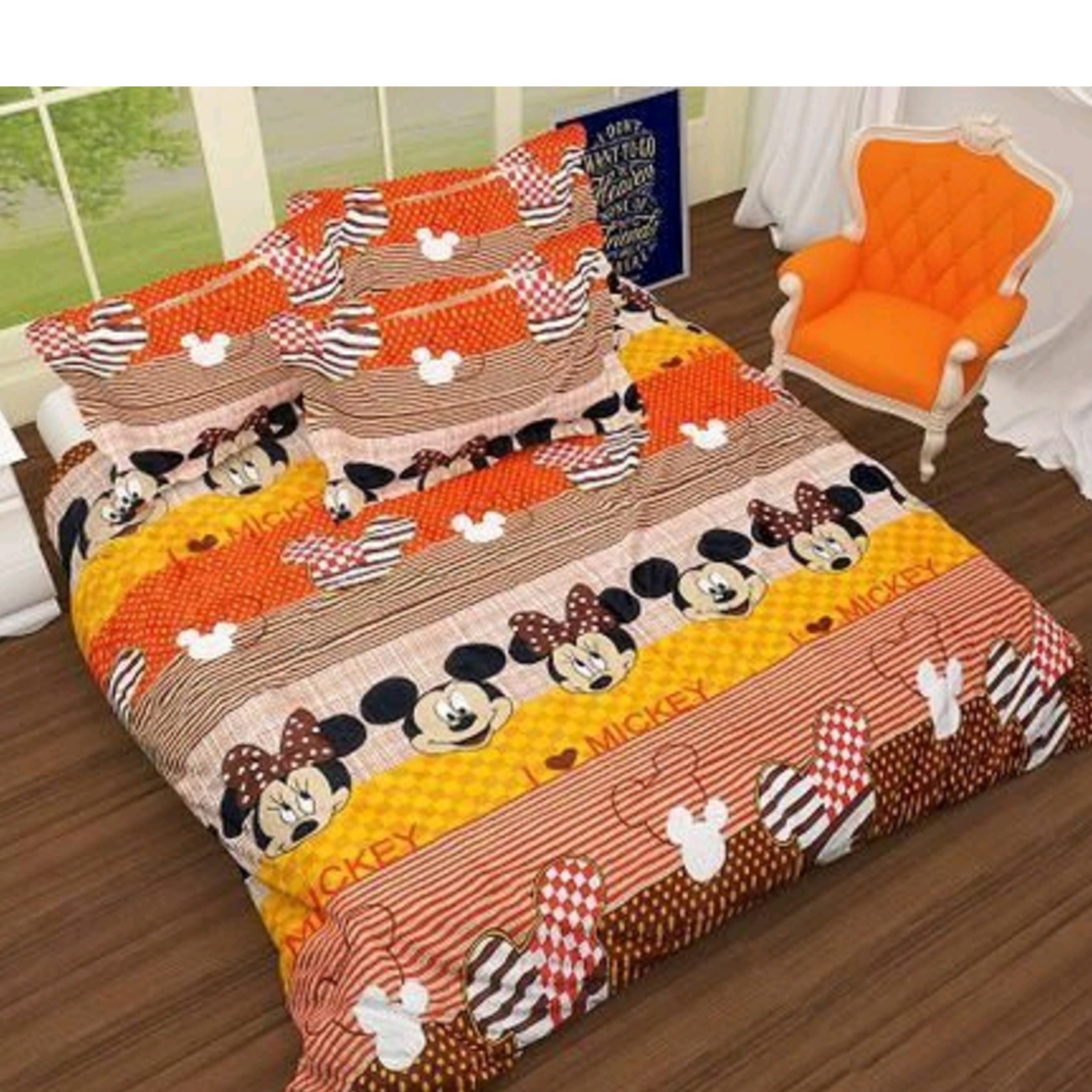 Designer Microfiber Double Bedsheet