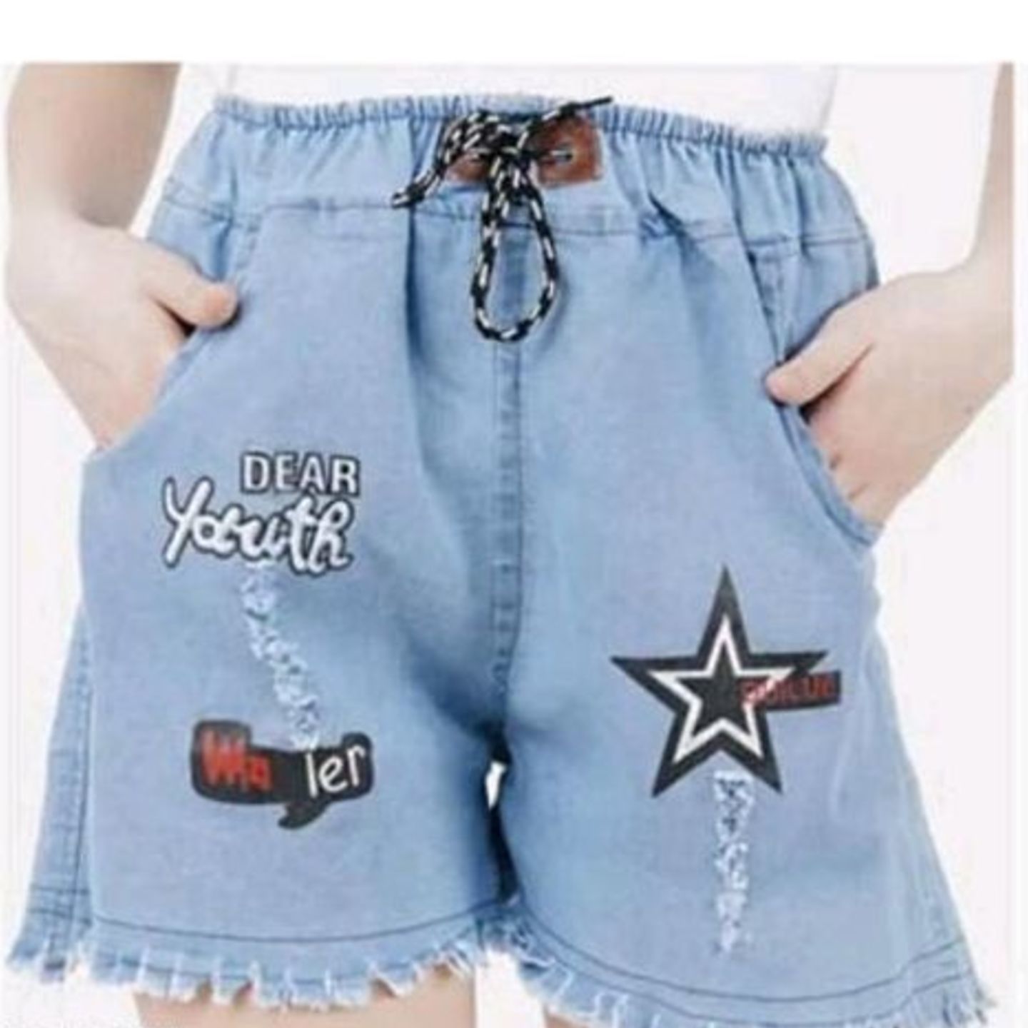 denim women shorts 