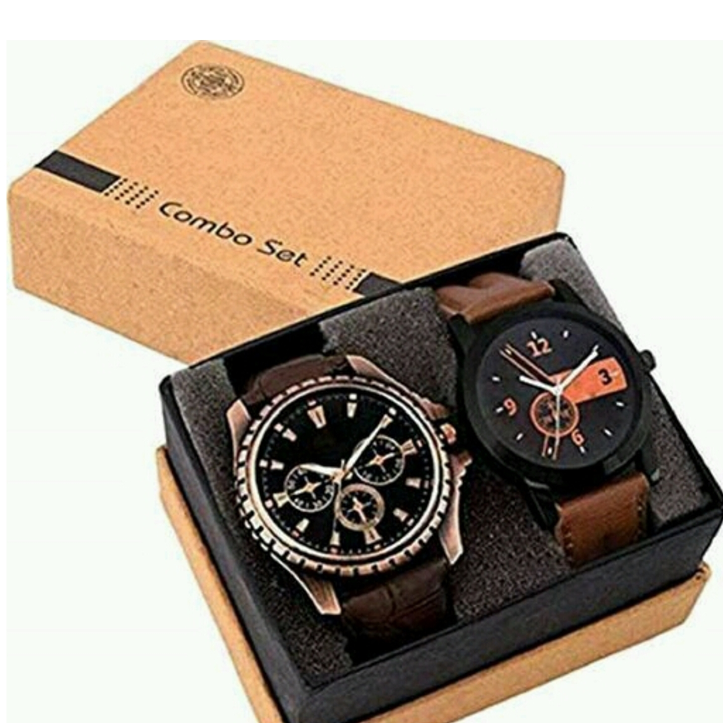 Stylish fashionable watch combo 2 in 1 