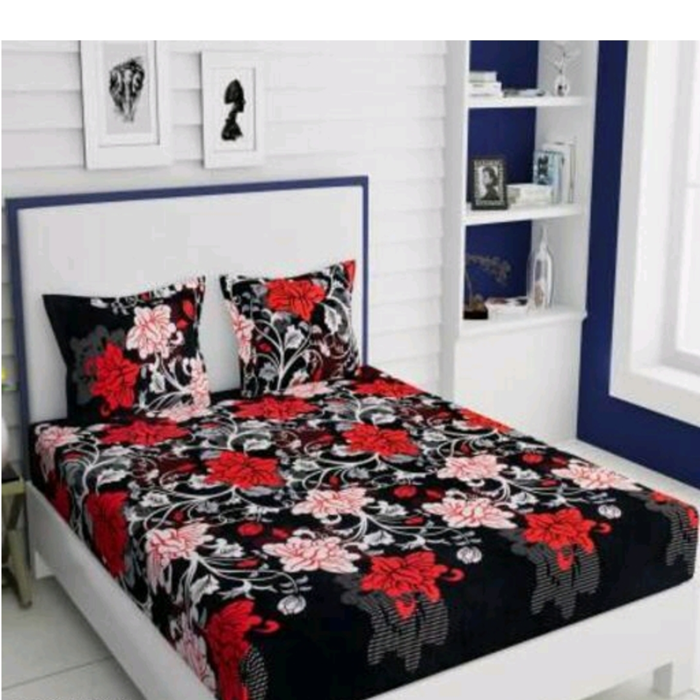 Designer Microfiber Double Bedsheet