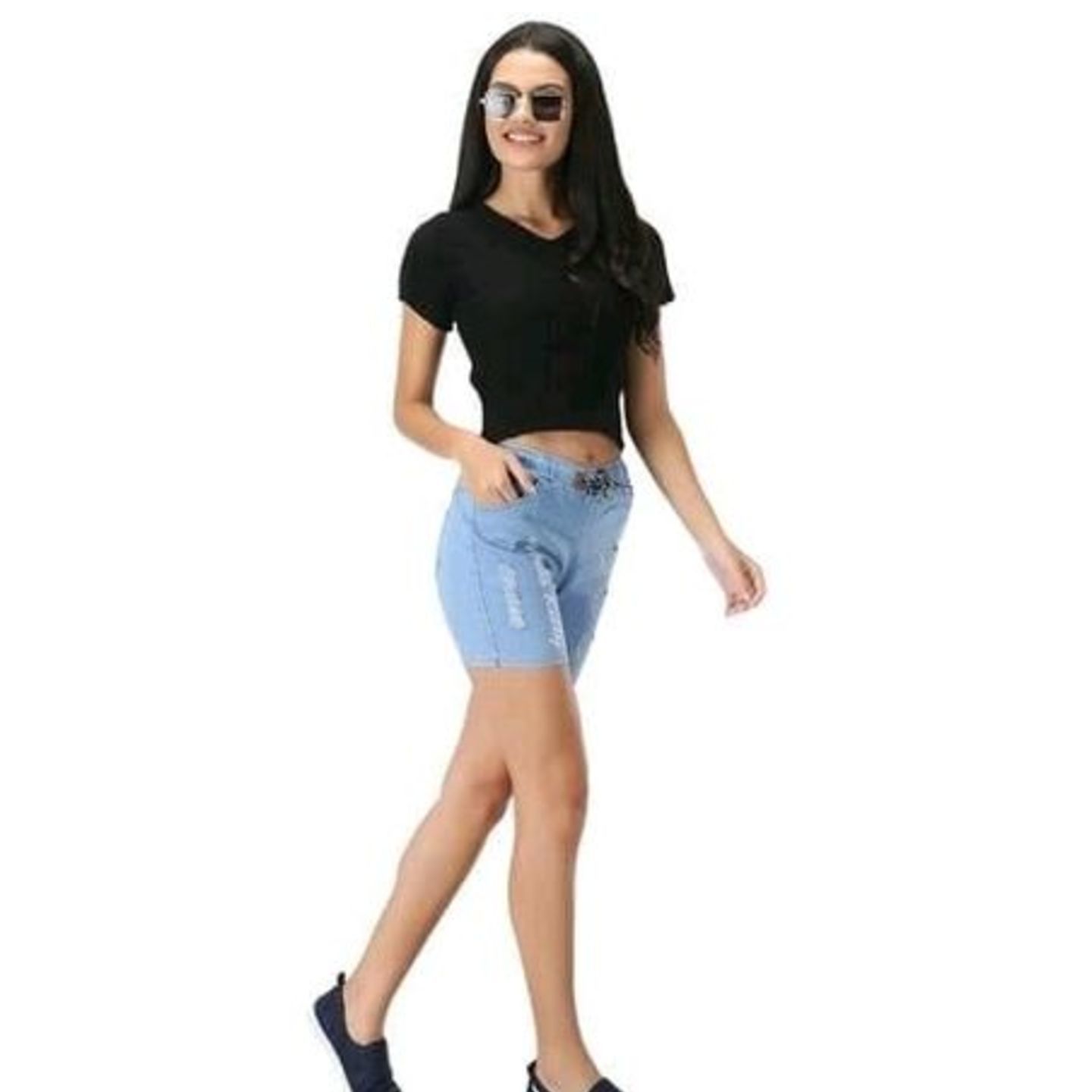 Denim women shorts 