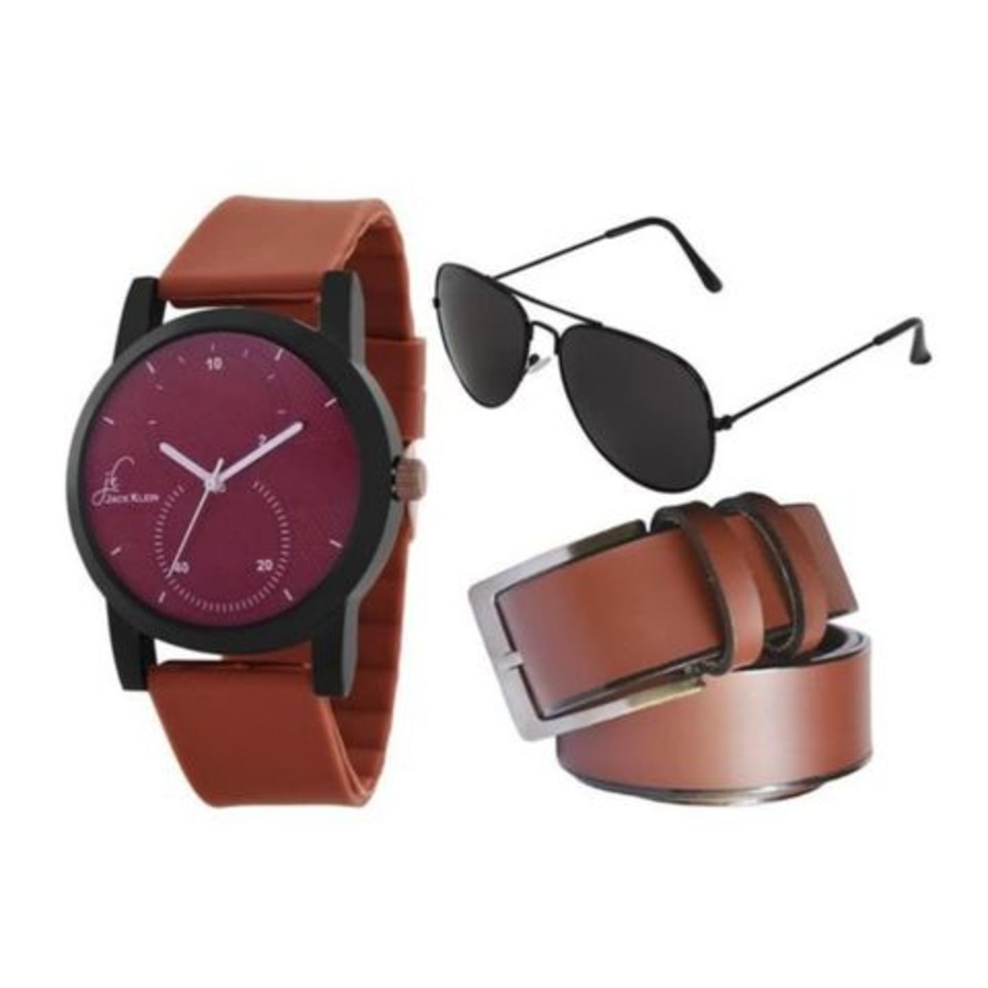 Stylish Man's Watch combo 3in1 