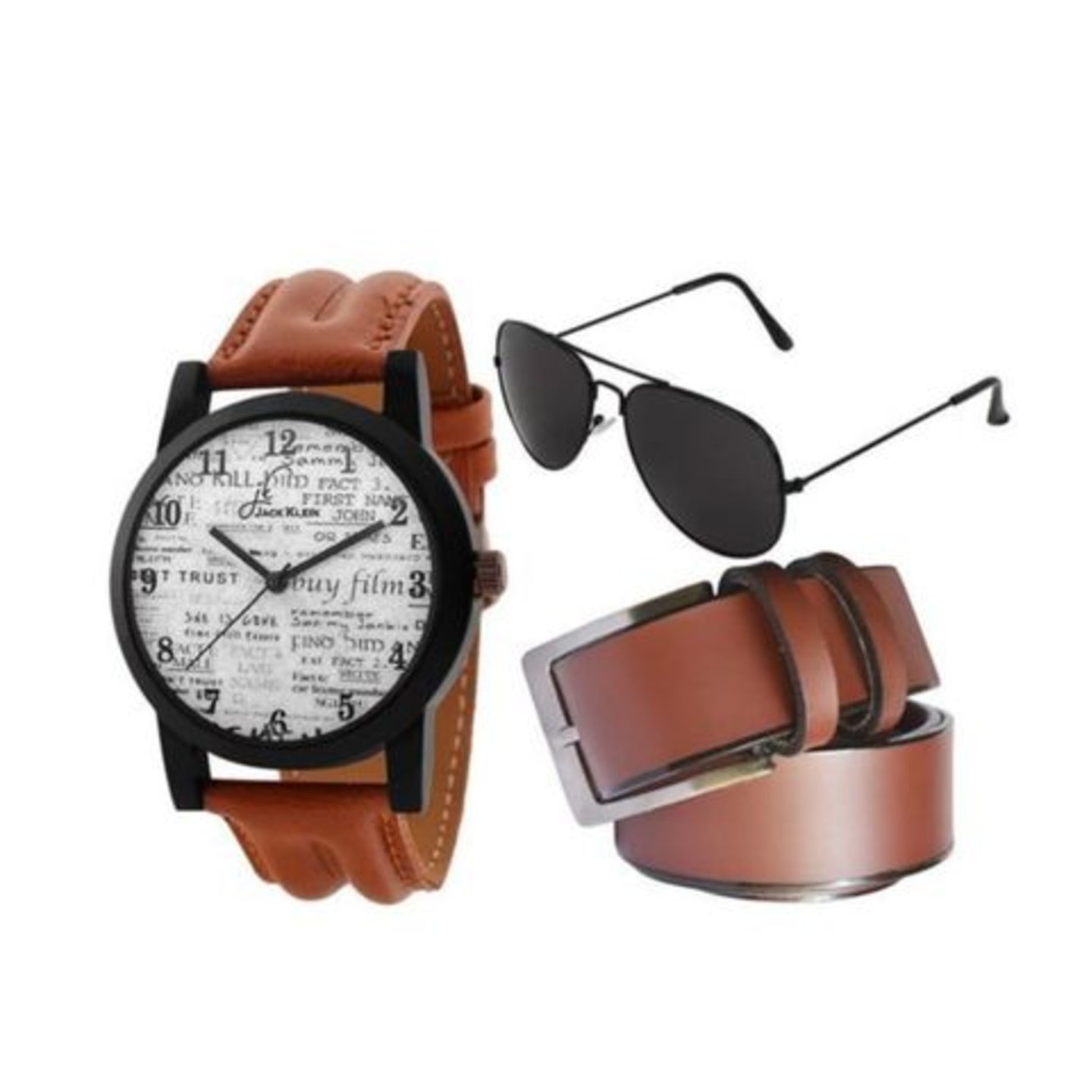 Stylish Man's Watch combo 3in1 