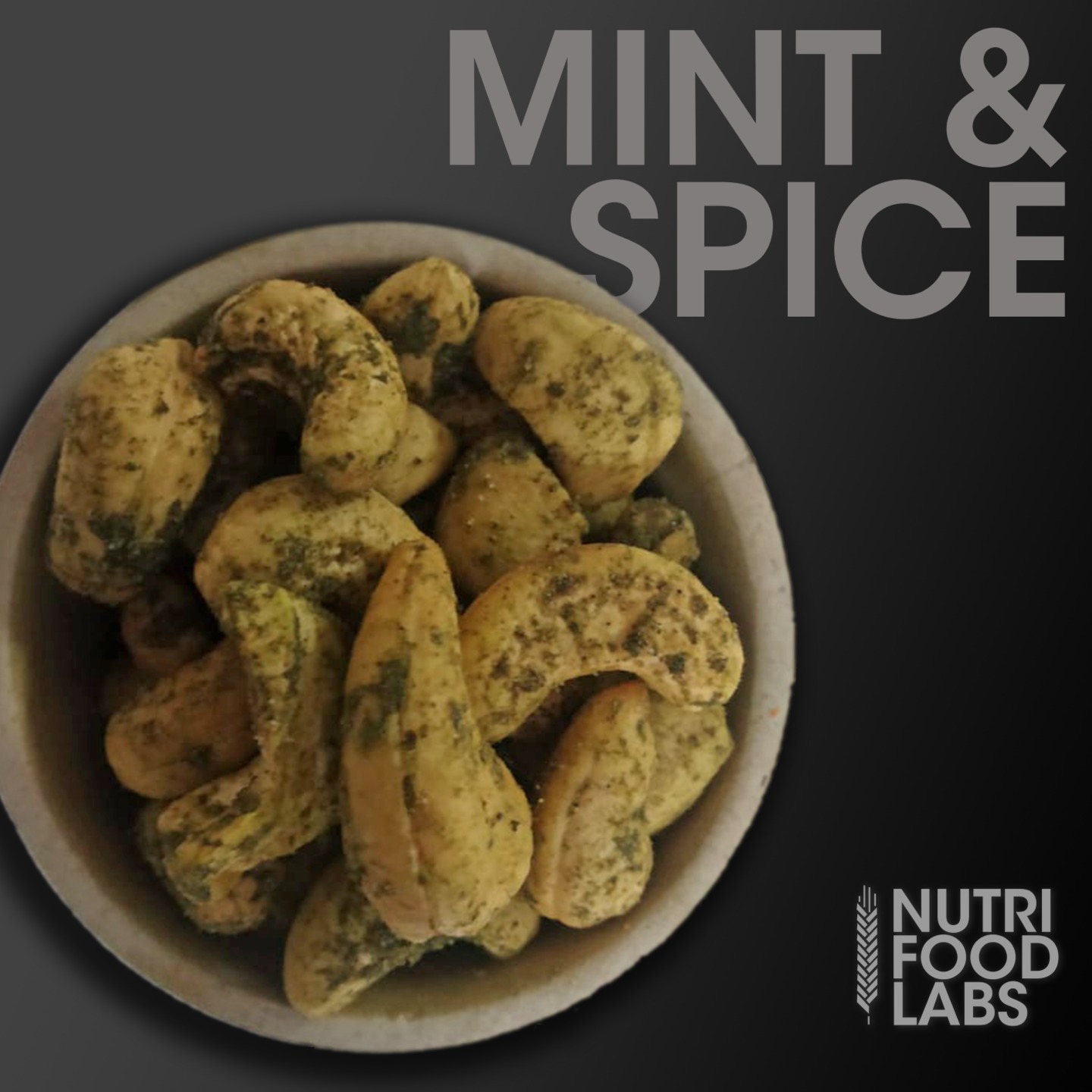 Roasted Cashew Nuts - Mint and Spice
