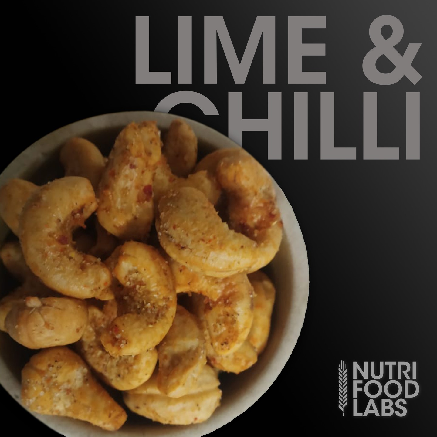 Roasted Cashew Nuts - Lime and Chilli