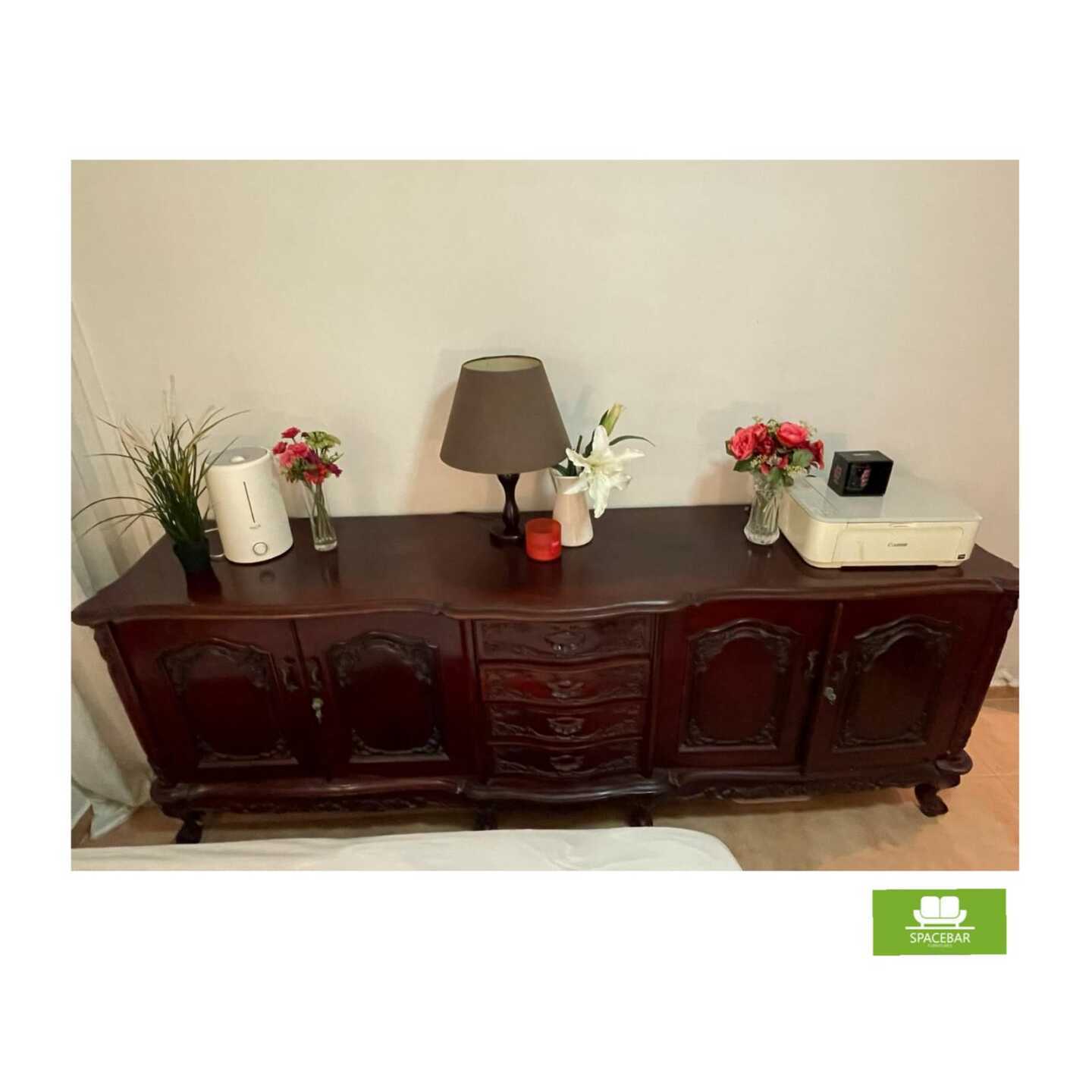 Handcrafted Wooden Carved Sideboard