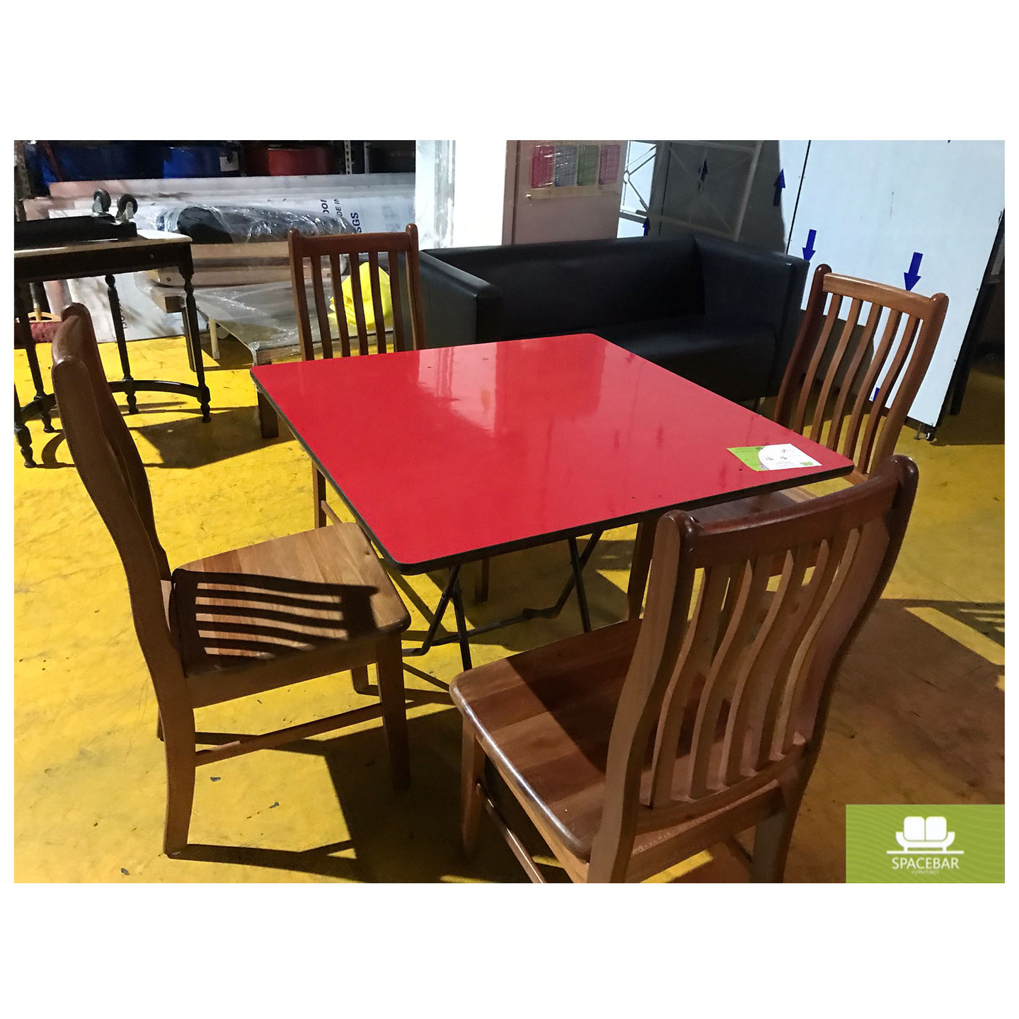 Vibrant Red Table Set