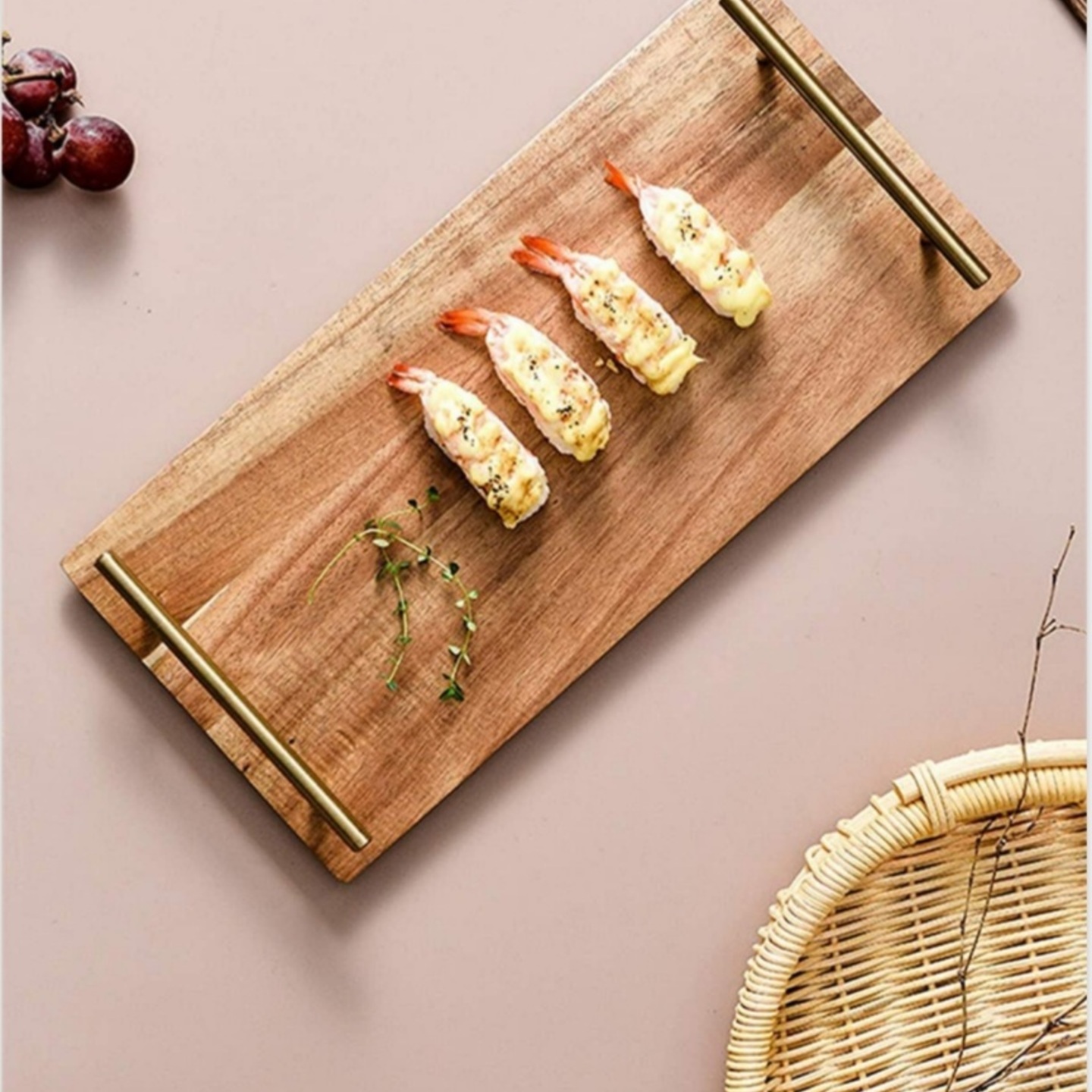 Wooden Rectangular Platter