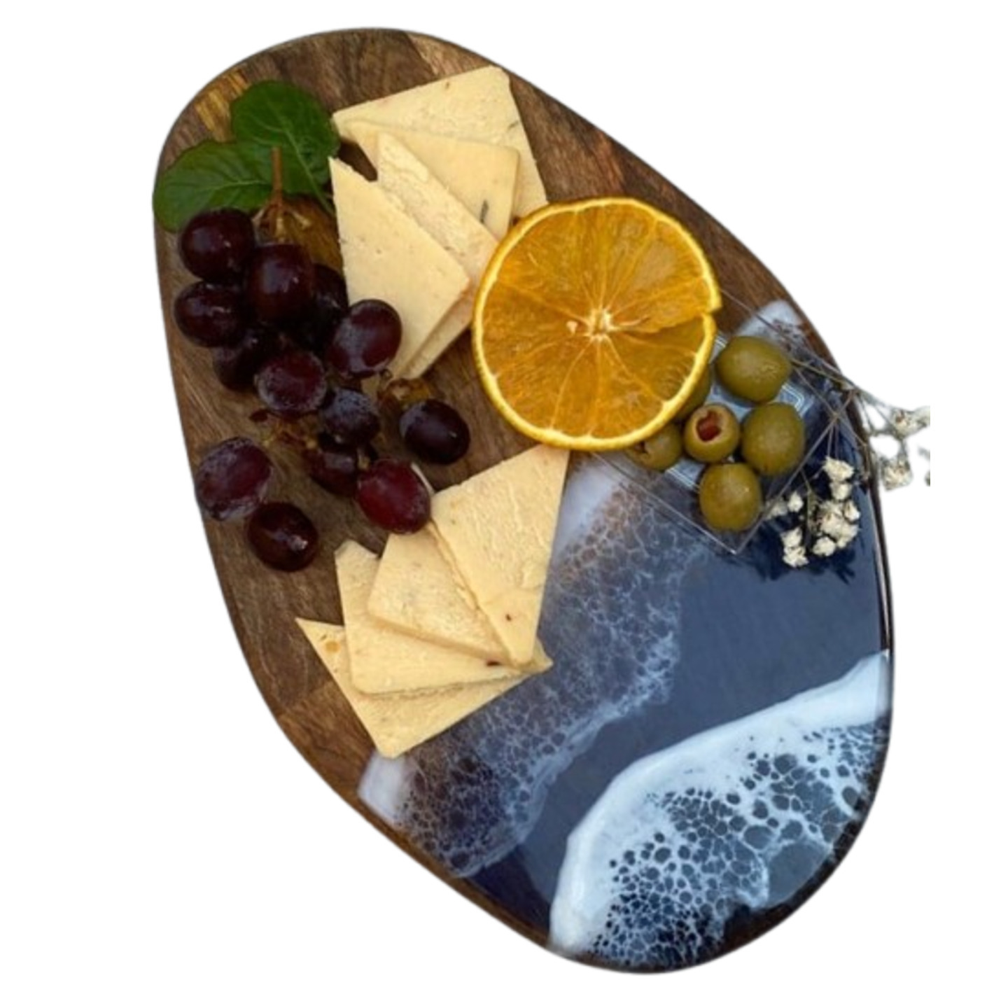 Beautiful Wood & Resin Platter/Chopping Board