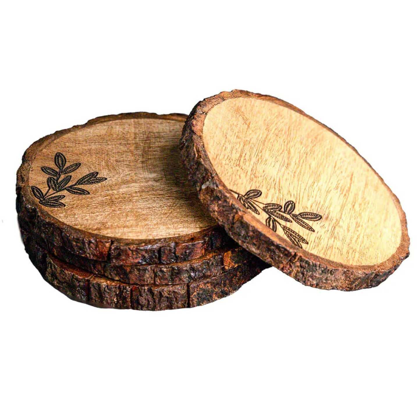 Natural Round Coaster