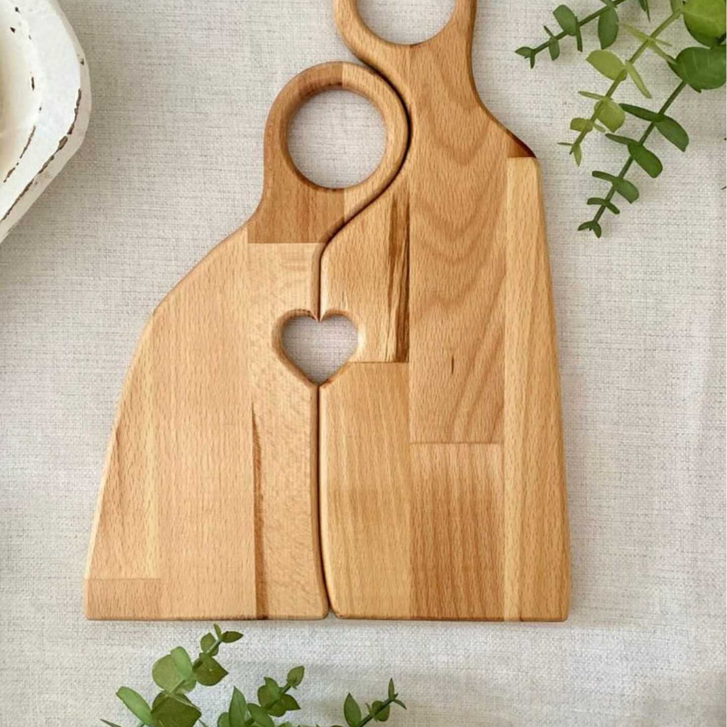 Wooden Twin Platter