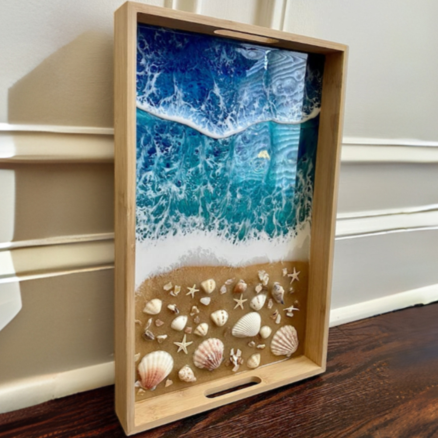 Wooden Ocean Tray 