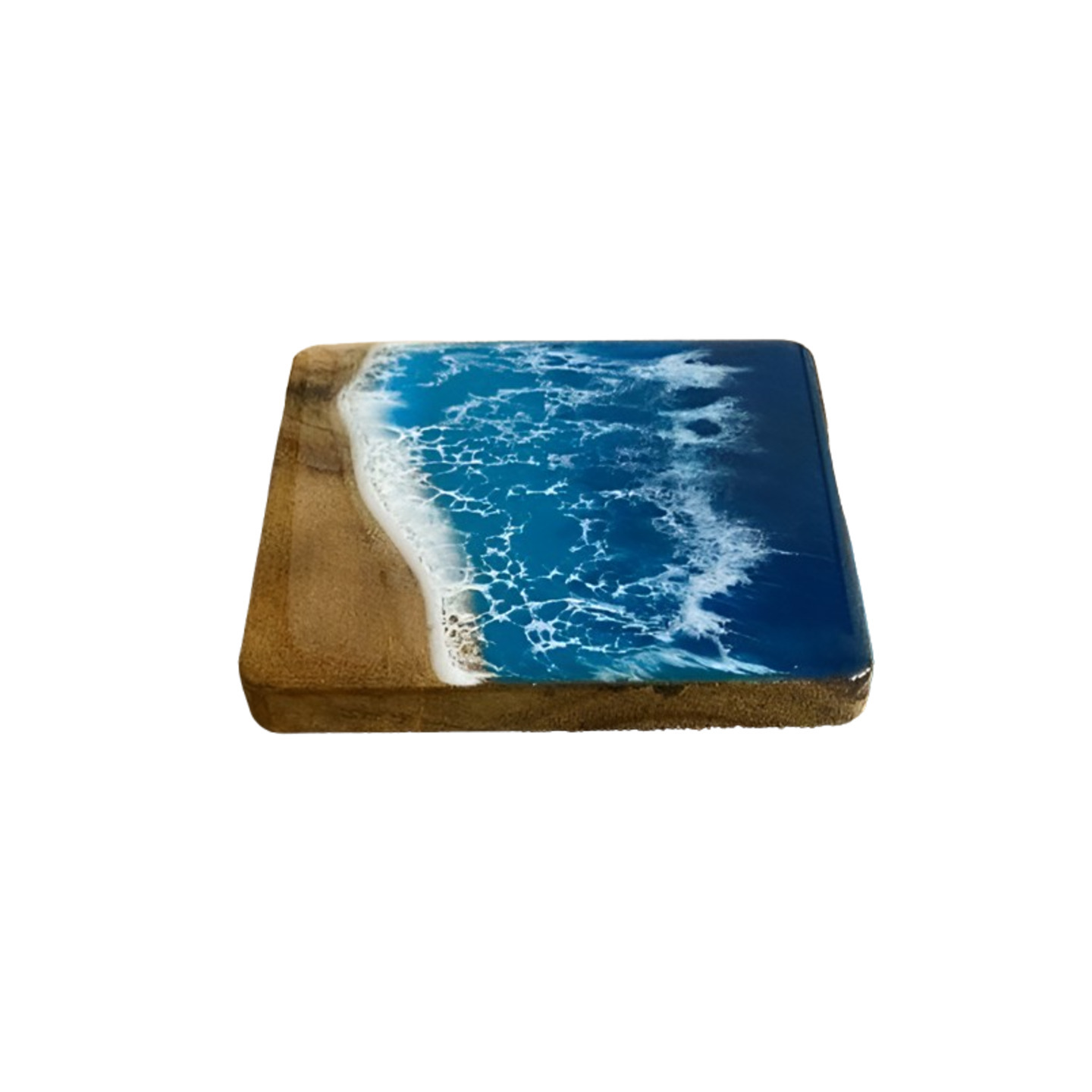 Wooden Epoxy Ocean Coaster