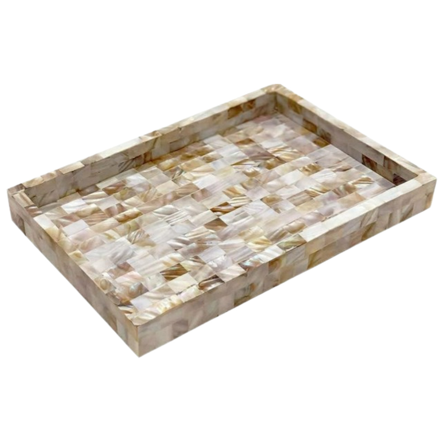 Brown MOP inlay tray