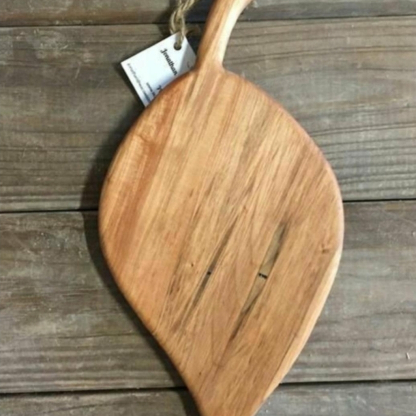 Wooden Leaf Platter