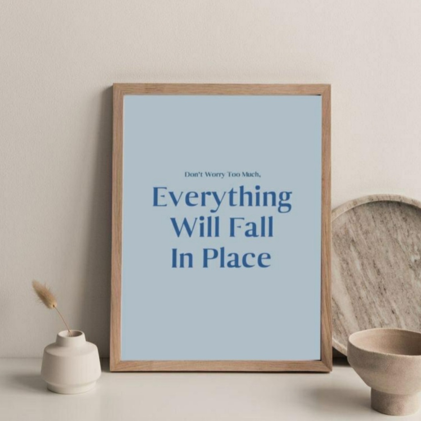Wooden Photo Frame with Thin Border