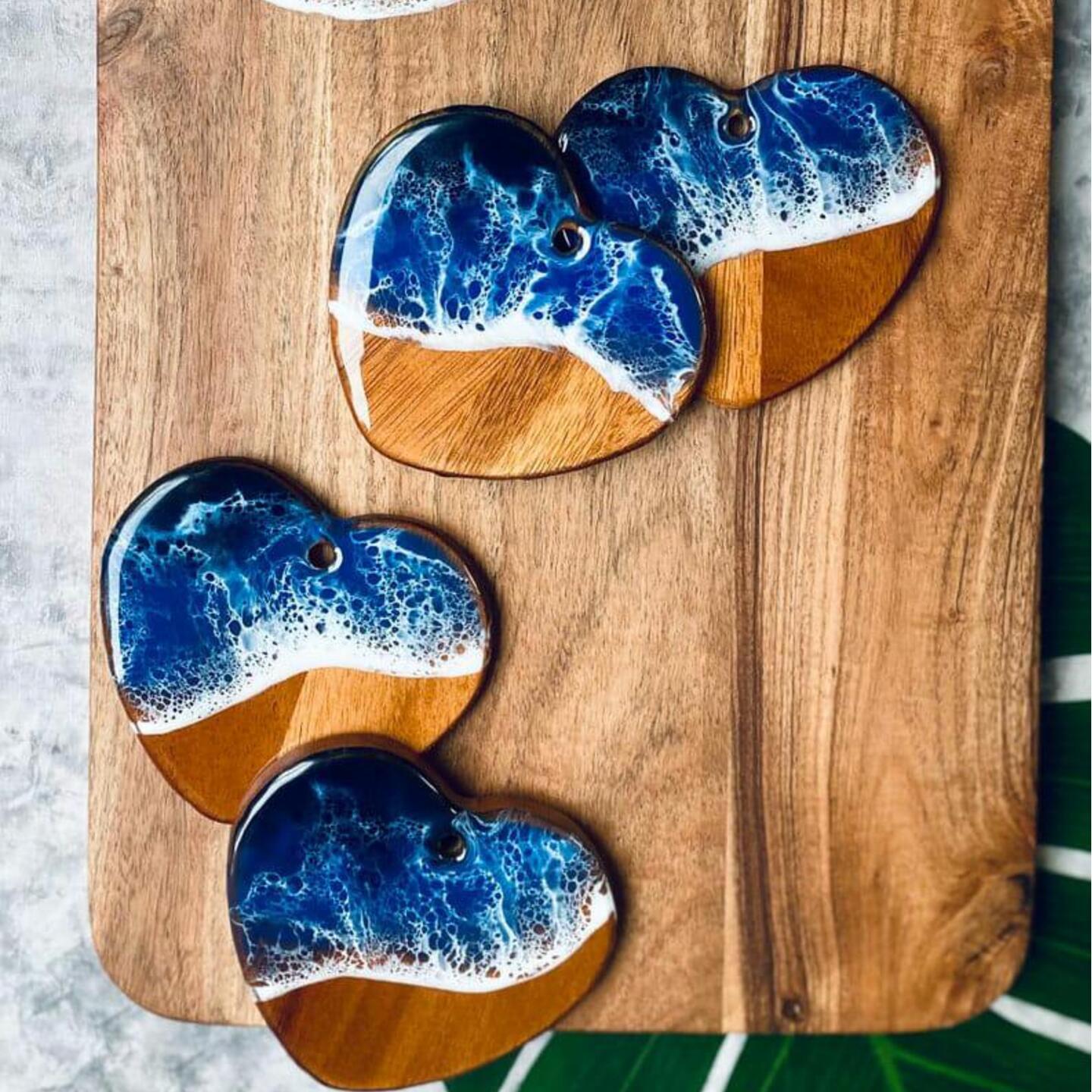 Sweet Heart Wooden Coaster