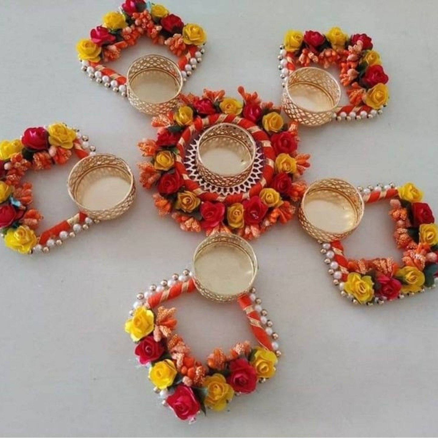 Decorative Candle Holders Set of 5